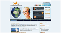 Desktop Screenshot of premiumrateinternational.com